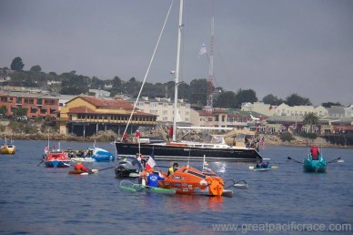 Support Yacht for The Great Pacific Race 2014