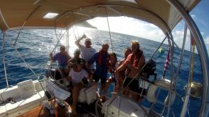Galen Diana Hawaii crew with Pacific Warriors safe in Honolulu