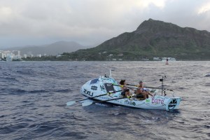 Crossing the finish line